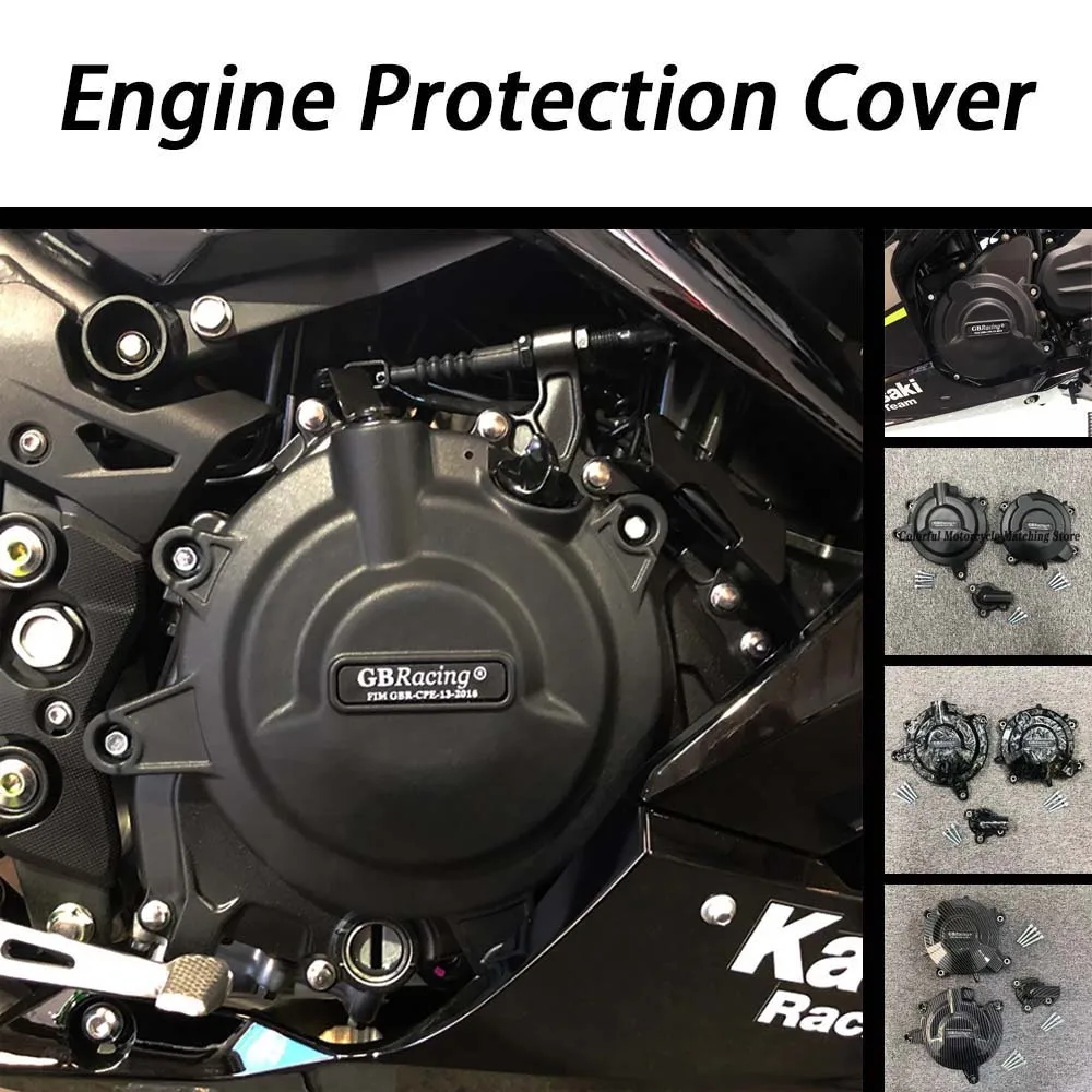 

Motorcycle Engine Protection Cover Set Fit For Kawasaki NINJA 400 2018 - 2023 & Z400 2019 - 2023 & Ninja 500 2024