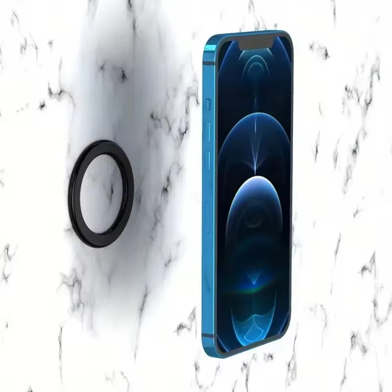 Tempat Cincin Magnetik untuk iPhone 16 15 14 13 Ponsel Dinding Universal Tempat Magnet Super Di Dudukan Ponsel Mobil untuk Magsafe