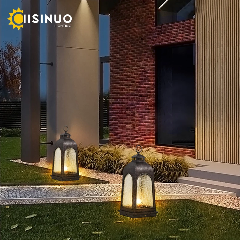 Imagem -02 - Grand Patio-outdoor Post Light Hardwire Paisagem Floor Lantern Resistente às Intempéries Iluminação para Garagem Gramado Pátio Jardim