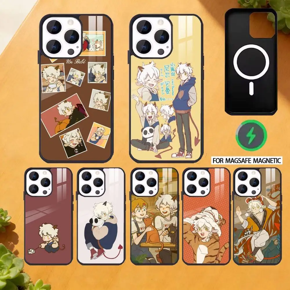 

All Saints Street Neil Bowman Phone Case For iPhone 17 16 15 14 13 12 Pro Max Plus for Magsafe Mirror Wireless Magnetic Cover