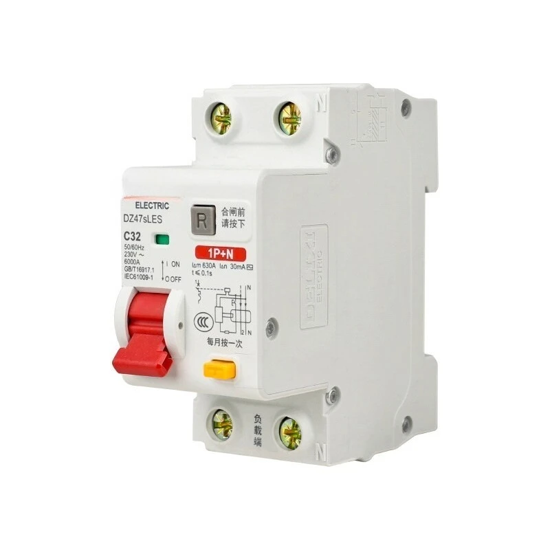 For leakage switch DZ47SLES air switch 32a household small volume circuit breaker DZ47PLEY-63