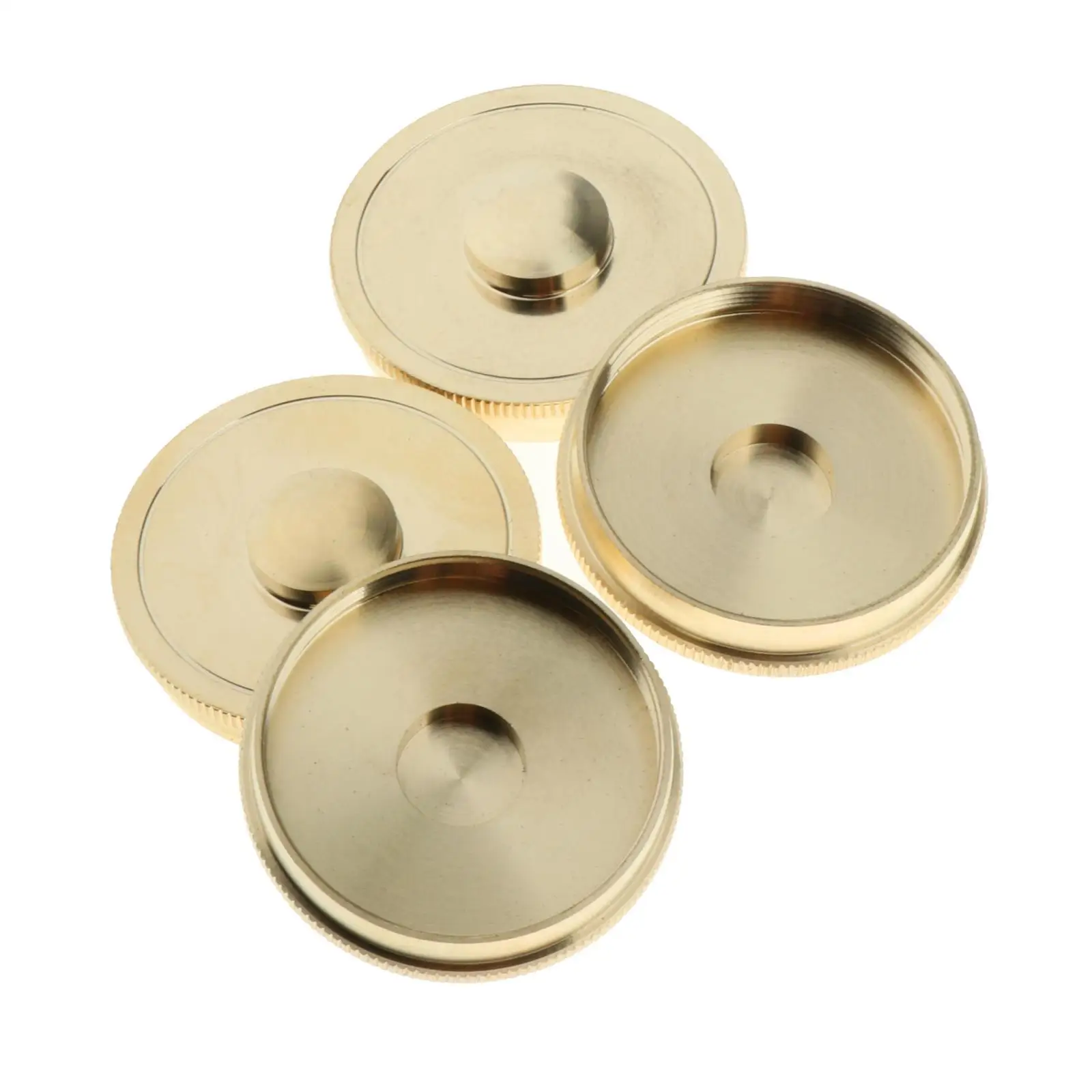 4x French Horn Bass Cylinder Lower Cover Spare Parts for French Horn Musical