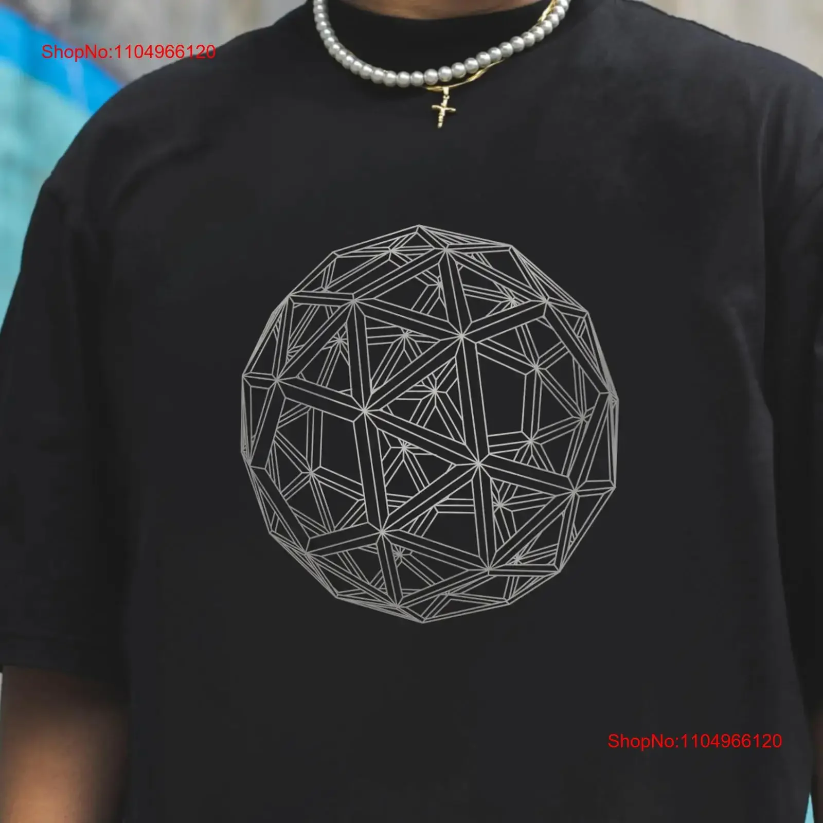 

Футболка Snub Dodecahedron Polyhedron Sacred Geometry Одежда винтажная стираная дизайнерская одежда с графическим рисунком уличная одежда Растянутая