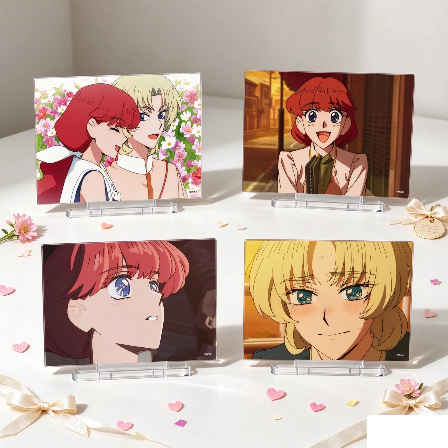 New Style Hot 15CM Anime Goodbye, Lara Model Action Figure Peripheral Collection Decorations Gifts Acrylic Stand Model Keychain