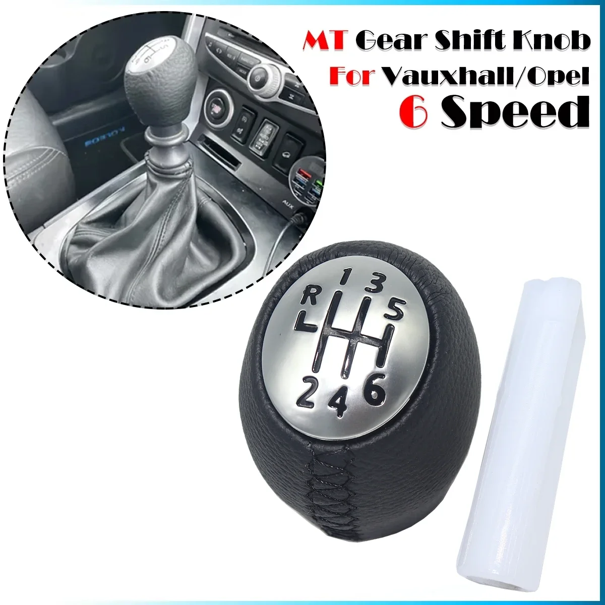 

6 Speed Car Gear Shift Knob Level Stick Handball Handle Auto Accessories Fit For Renault Laguna Scenic Megane III Master Trafic