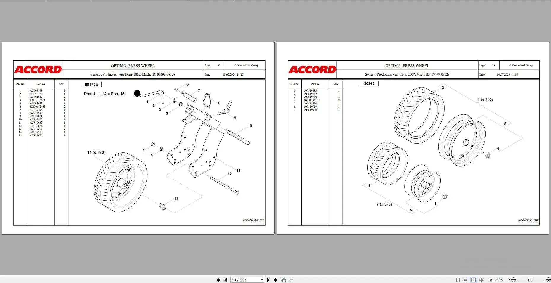 AutoEPC Accord Agricultural 3.17 GB PDF Spare Parts Manual 2019