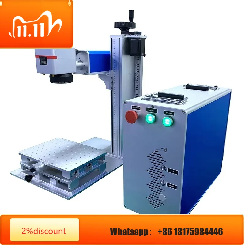 2026 forOnline Fiber Laser Marking Machine For Conveyor Aluminum Profiles Nameplate Engraving Easy Operation Factory Direct Sale