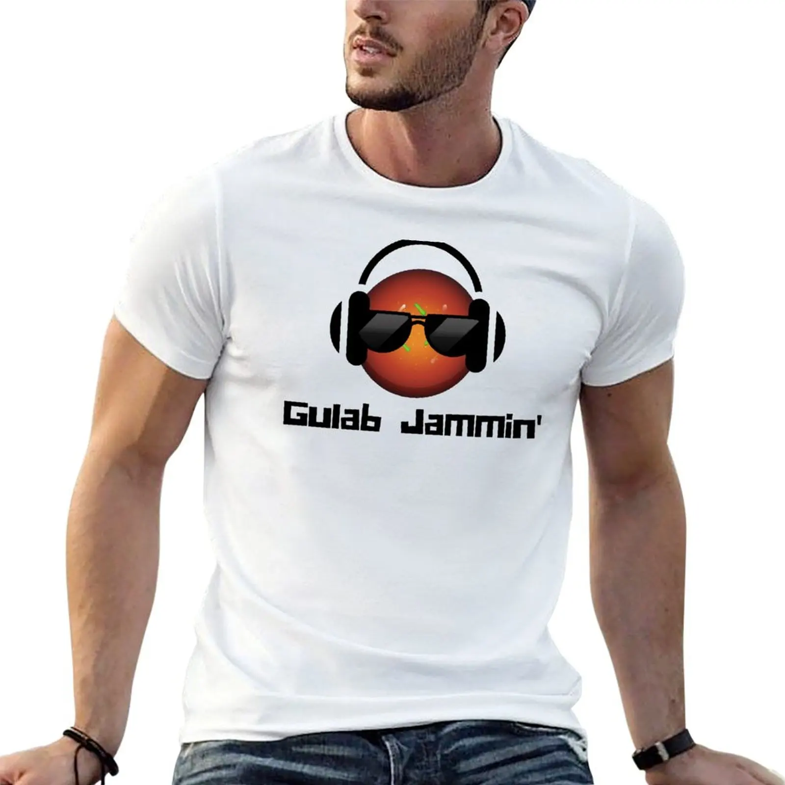 Funny Indian Sweet Gulab Jamun T-Shirt Basic Lightweight Short Sleeve Tee