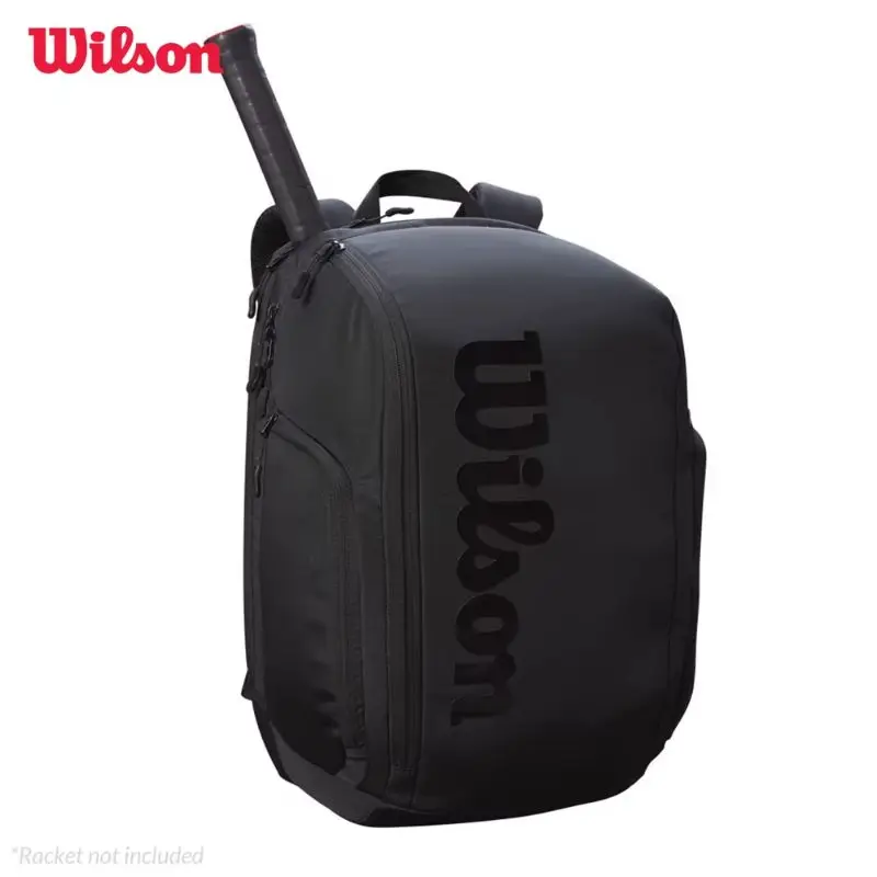 Wilson Tennis Padel Bag Holds 6 Tennis Rackets Sports Backpack Large Capacity Multifunction Portable Court Racket Bag Men Women
