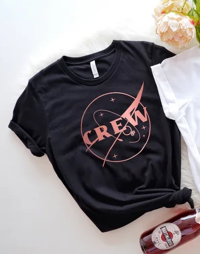 Bachelorette Party Shirts Bride Space Bride Squad Custom Party Space Shirt 100% Cotton Fashion harajuku Streetwear Drop Shipping