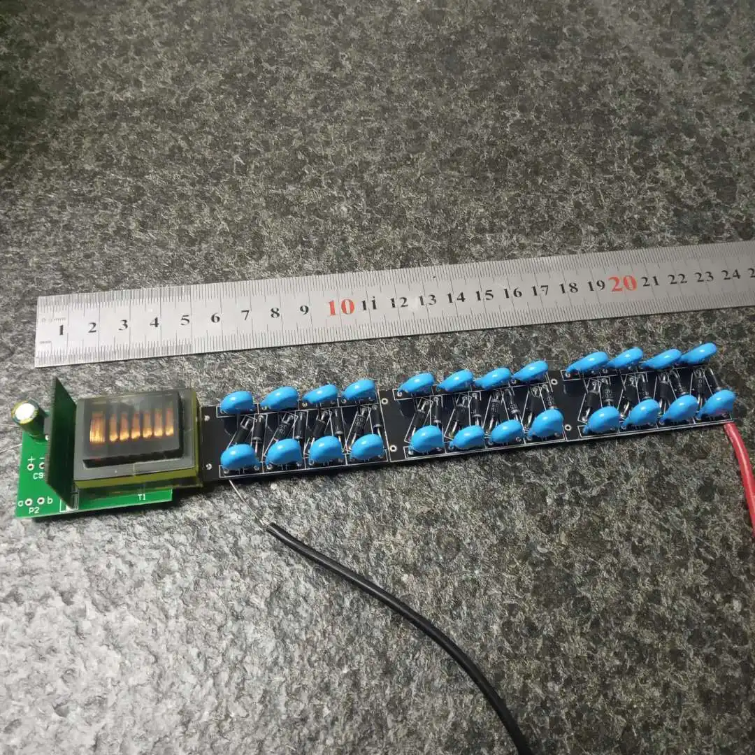 Hochspannung wechsel richter DC 5V-12V Boost 1kV-20kV einstellbarer gepulster Lichtbogen Langzeit-Elektro statik generator