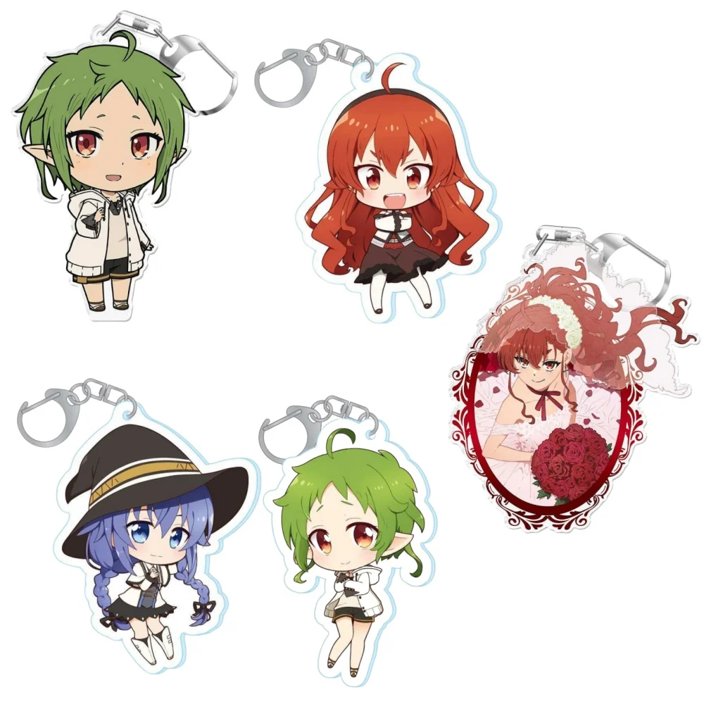 Anime Store Mushoku Tensei_ Jobless Reincarnation Sylphiette Eris Boreas Greyrat Acrylic Keychain Pendant Ornamen Gifts About6cm