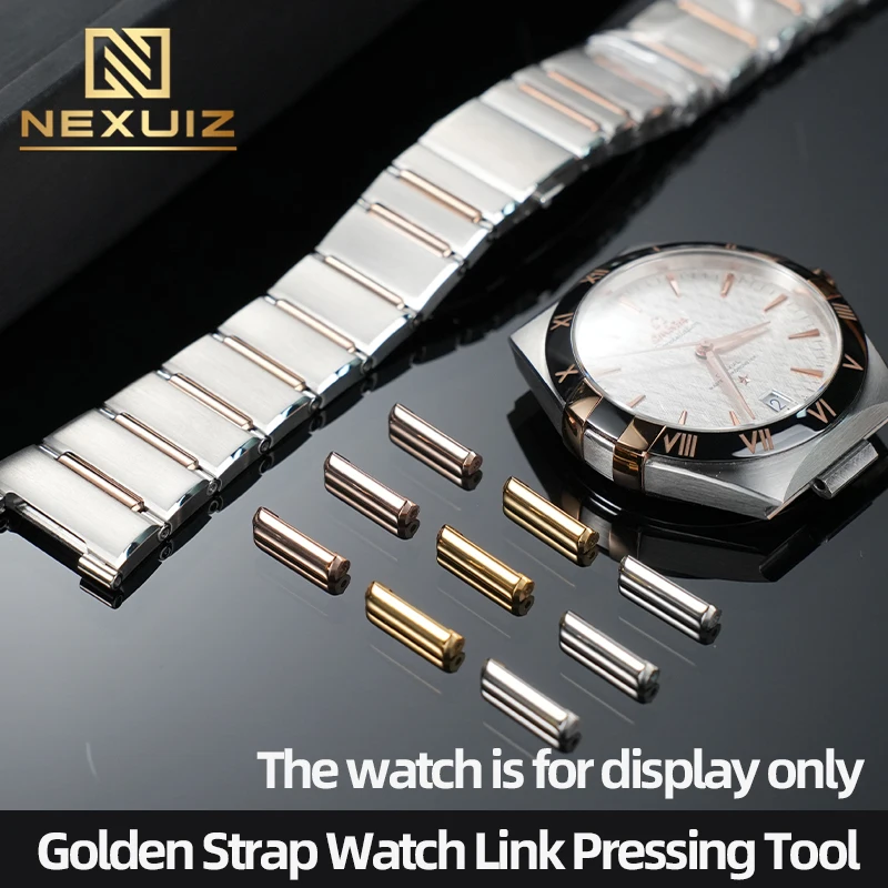 Steel For OMEGA CONSTELLATION Double eagle Strap Interface Head Grain Accessories Golden Strap Watch Link Pressing Tool