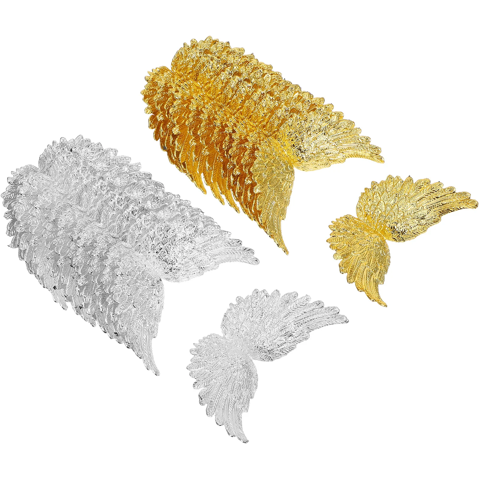 

24pcs Angel Wing Decoration Mini Wings For Cake Decor Diy Crafts Accessories Plastic Wing Ornament Small Craft Making Kit