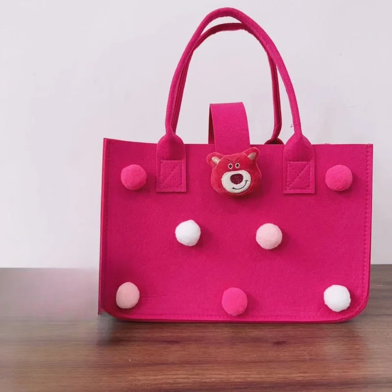Internet Celebrity Explosion Cartoon Felt Bag Advertising Shopping Tote Bag Baby Souvenir Tote Bag