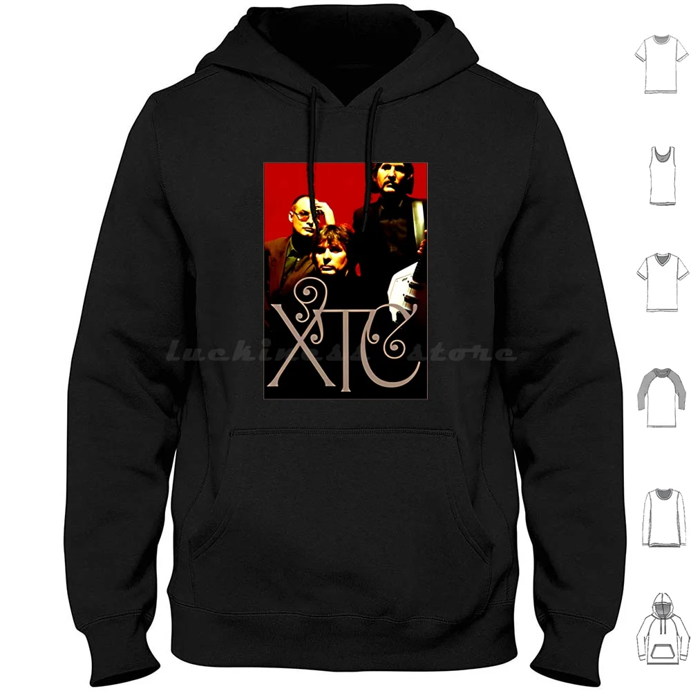 Xtc , Band Hoodie Cotton Long Sleeve Xtc Drum And Wires Album Band New Wave 70s 80s 80s Band 90s 90s Band 80 New Wave 70s