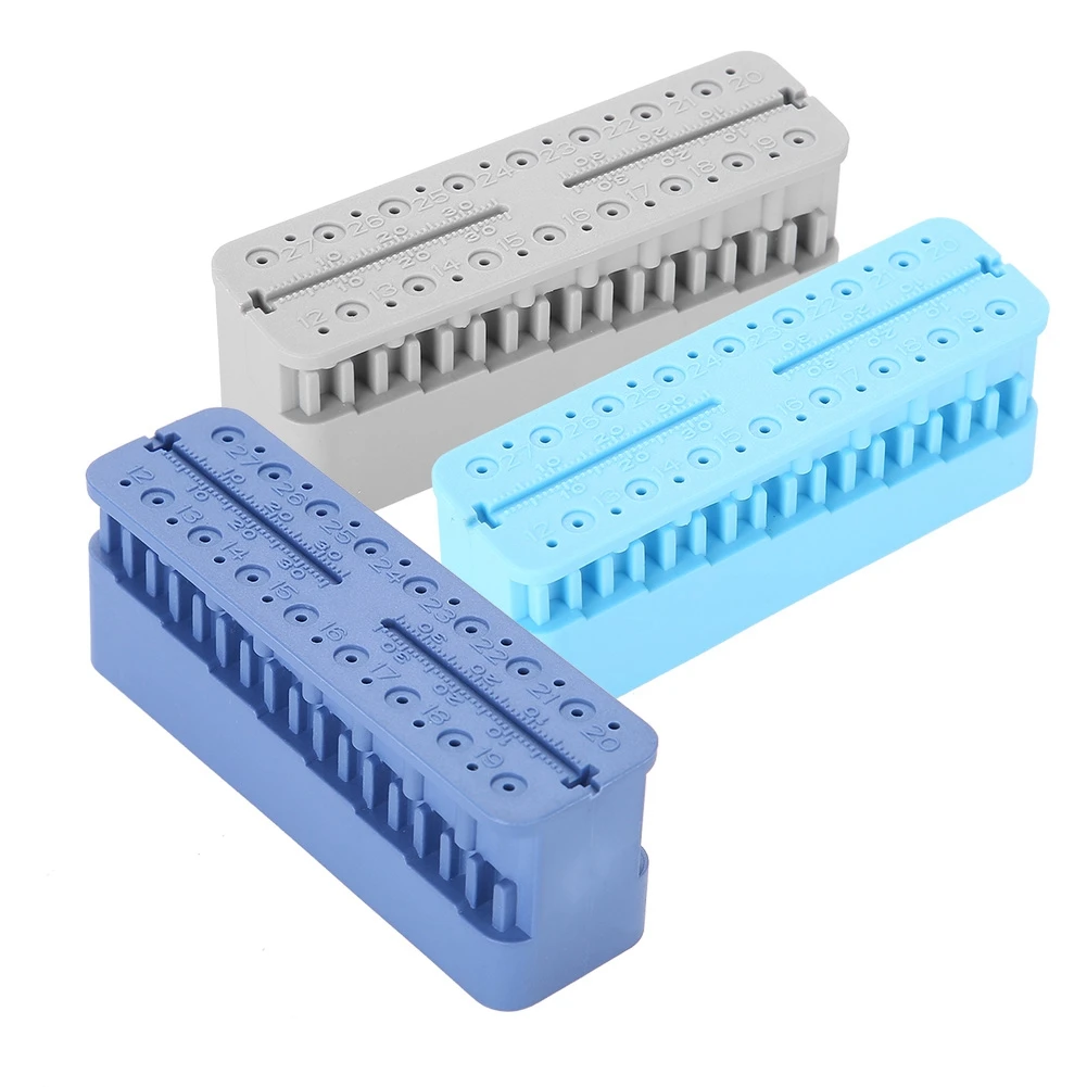 Dental Root Test Board Endodontic Ruler Measuring Block Dental Endo Block Files Measuring Tools Endodontic Ruler Test Board