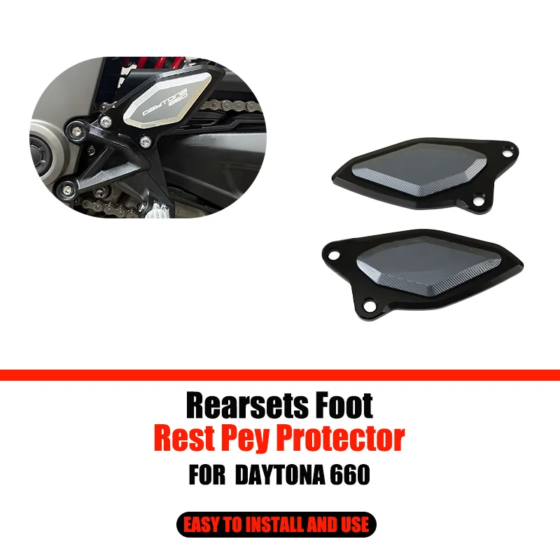 

Motorcycle Footrest Heel Protector, Assisted Orders Subject to Fantastic, Heel Support Protector for DayRequice 660 2024, New