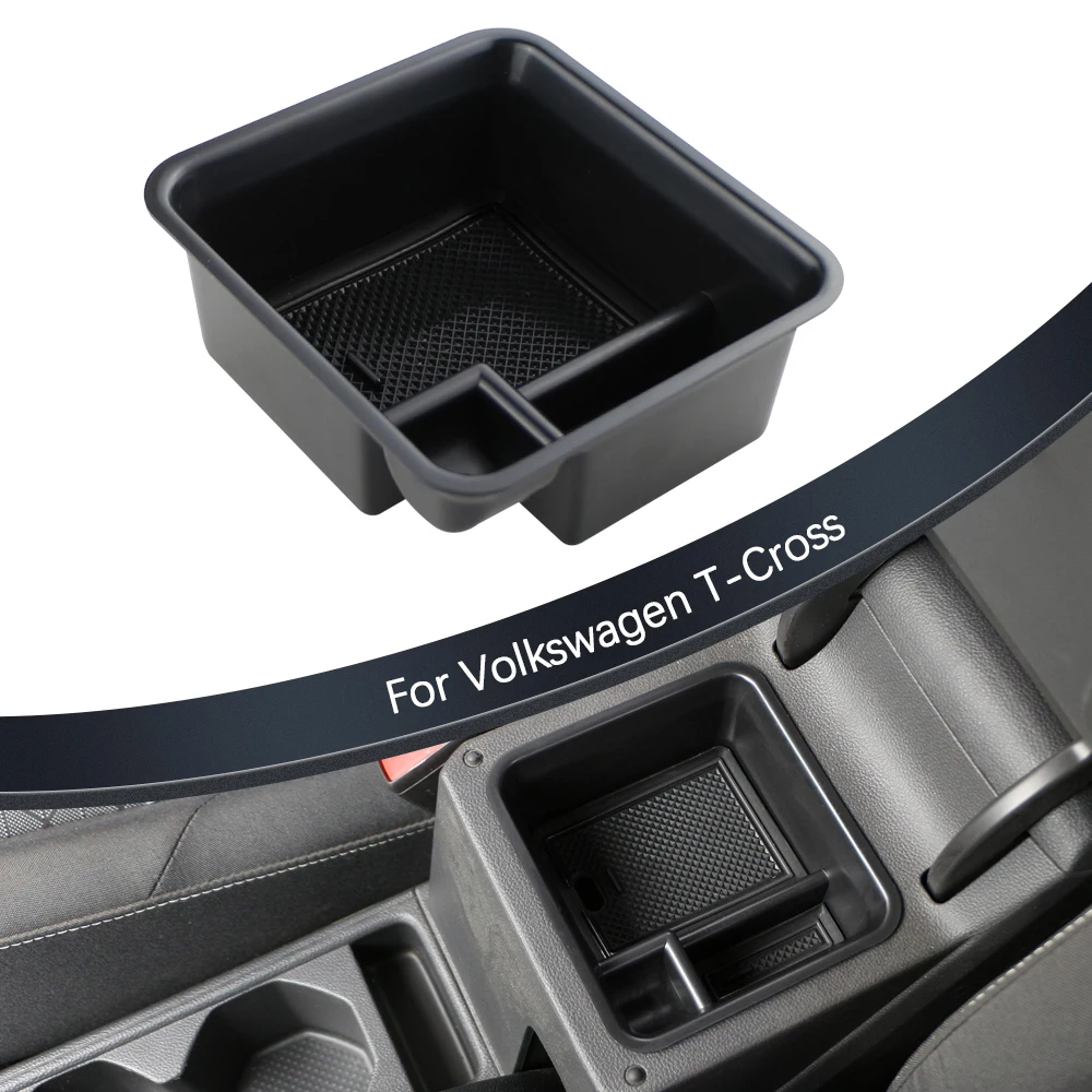 Auto Armlehne Aufbewahrungsbox für VW Tcross T-cross 2018-2023 Mittelkonsole Organizer Fach Container Verstauen Tiding Zubehör
