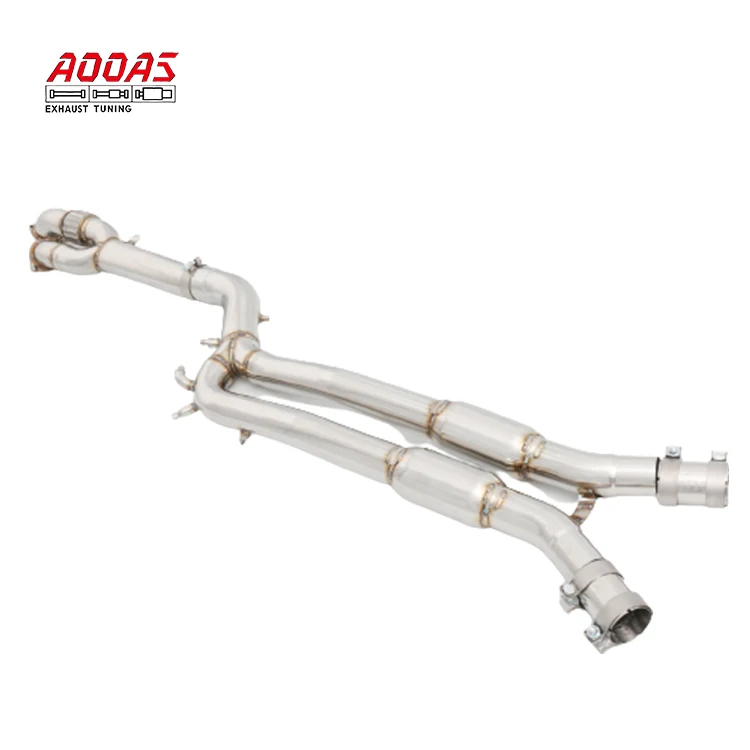 Stainless Steel 304 Titanium Material Single Mid-pipe Exhaust Modification Exhaust System For Bmw M3 G80 M4 G82