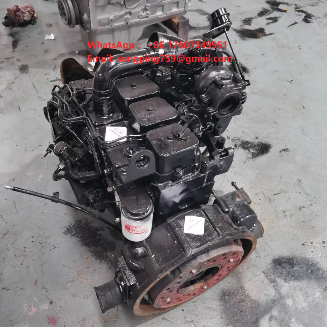 Original Second-hand 4BT Diesel Engine with Good Quality Used in Excavator for  Cummins