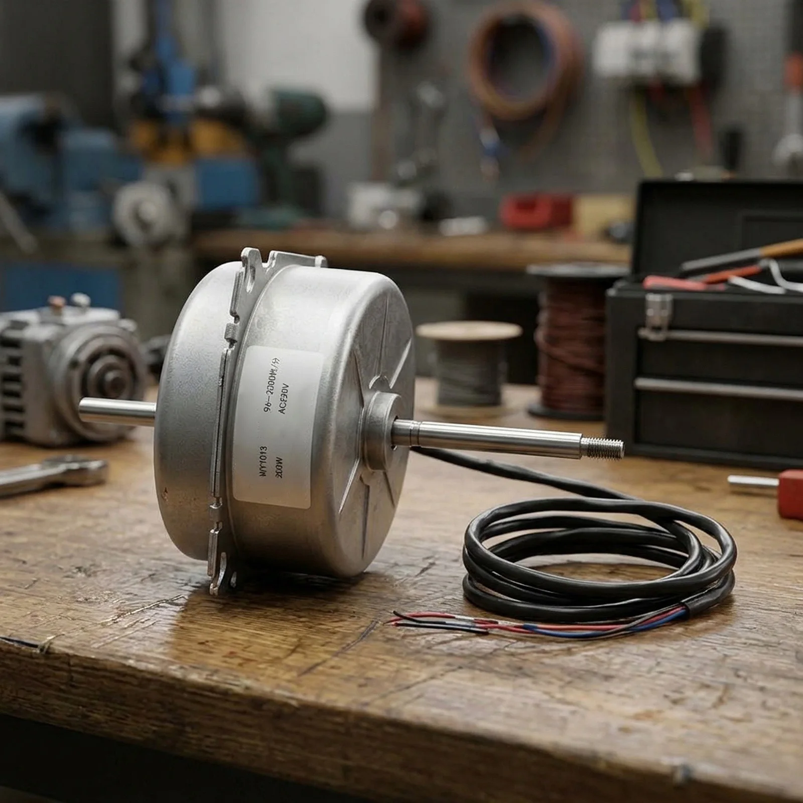 200W 3 Phase Brushless Wind Turbine Generator with Permanent Magnet Motor and Integrated Temperature Monitoring for Safe Use