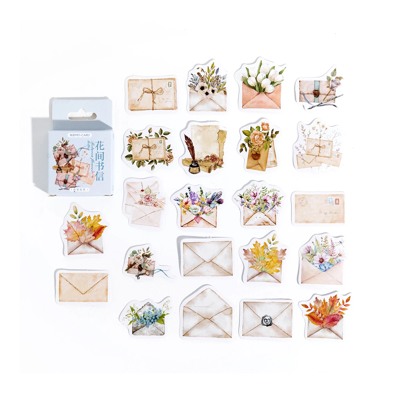 

46pcs Cute Stationery Stickers Scrapbooking Diary Coffee Plant Kawaii Stickers Diy Vintage Decorative Stickers School Supplies