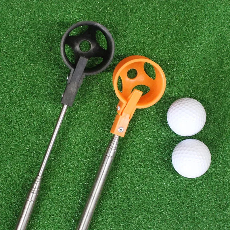 Recogedor de pelotas de Golf telescópico, herramienta de recogida portátil, accesorios para exteriores, 8 secciones, 2M