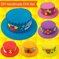 Handmade Sewing EVA Hat DIY Cartoon Hat Kids Cap Toy Creative Toddler Gift