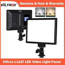 Viltrox L116T LED Video Light Ultra thin LCD Bi-Color & Dimmable DSLR Studio LED Light Lamp Panel for Camera DV Camcorder