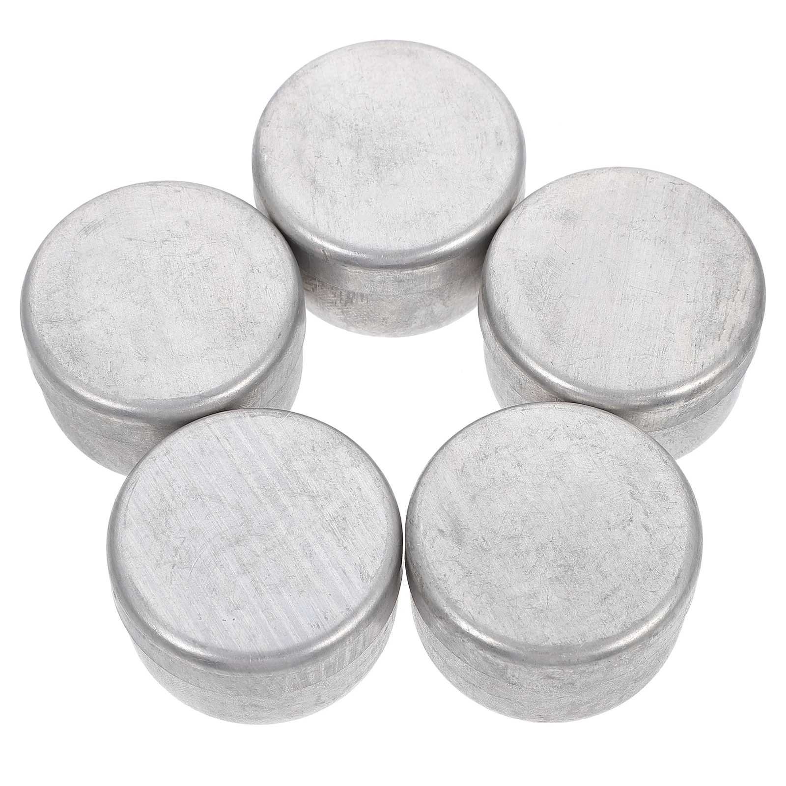 

5 Pcs Aluminum Weighing Bottle Laboratory Balance Soil Testing Instruments Sampling Dish Dishes Holder Experimental Pan Jar