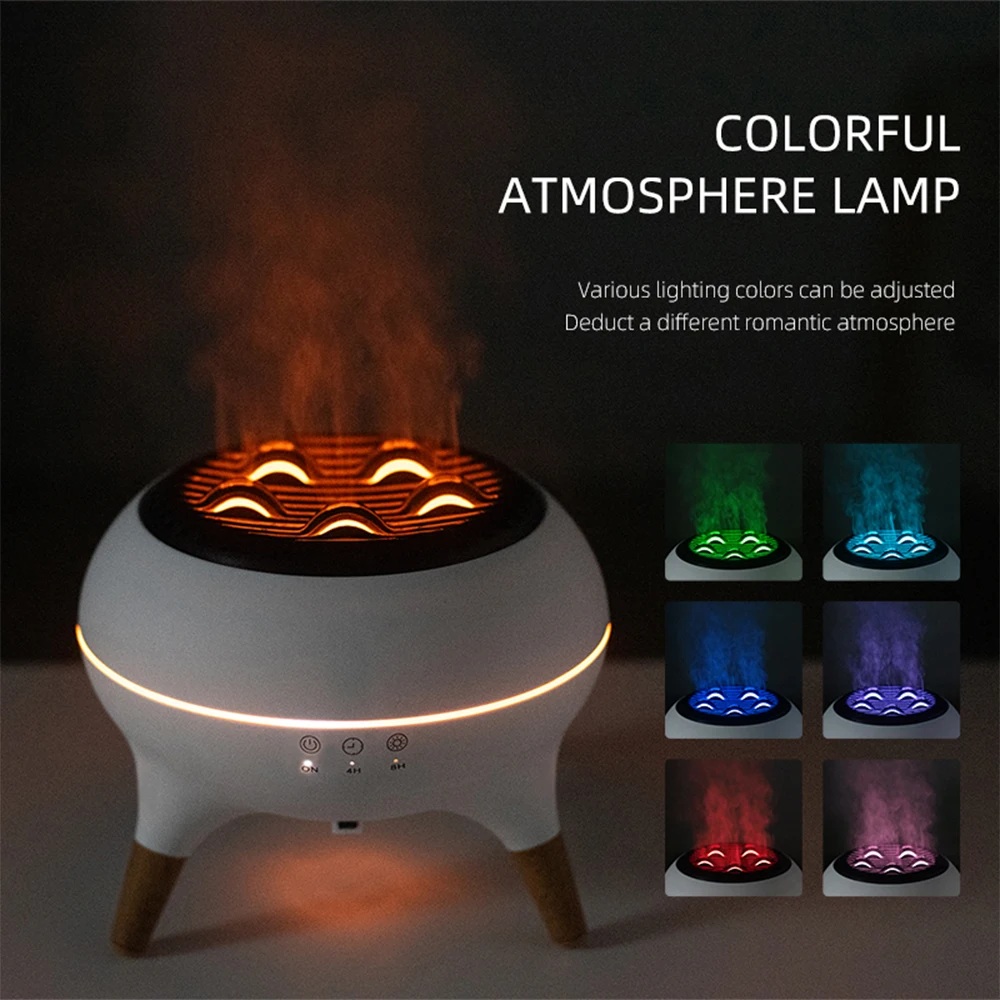 Dynamic Pickup Jellyfish Humidifiers with Colourful Gradient LED Night Lights Remote Control Essential Oil Aromatherapy Diffuser