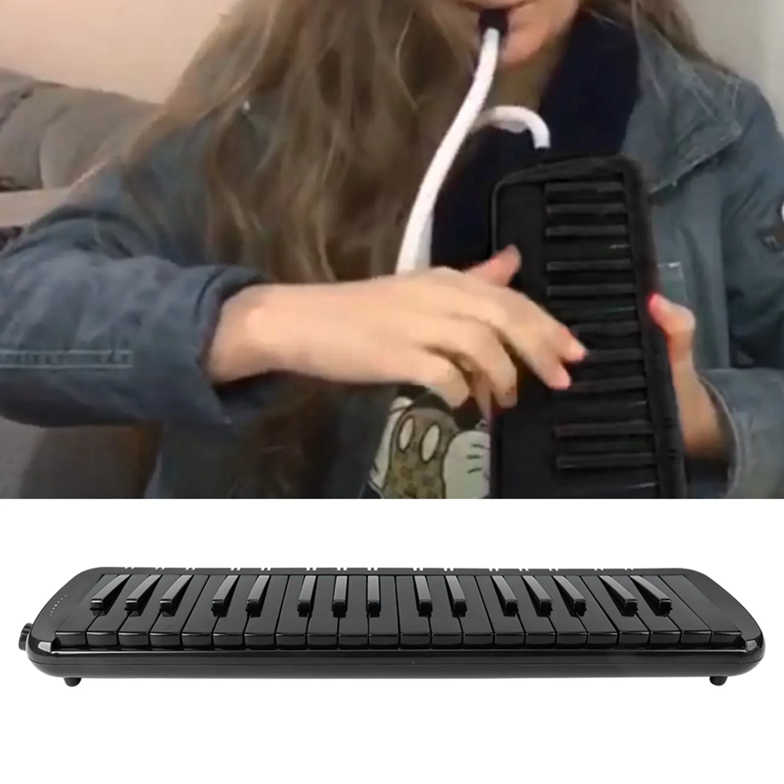 

Melodica 37 Key Wind Musical Instrument Suitable for Beginner Practice Bag F37s(Red )
