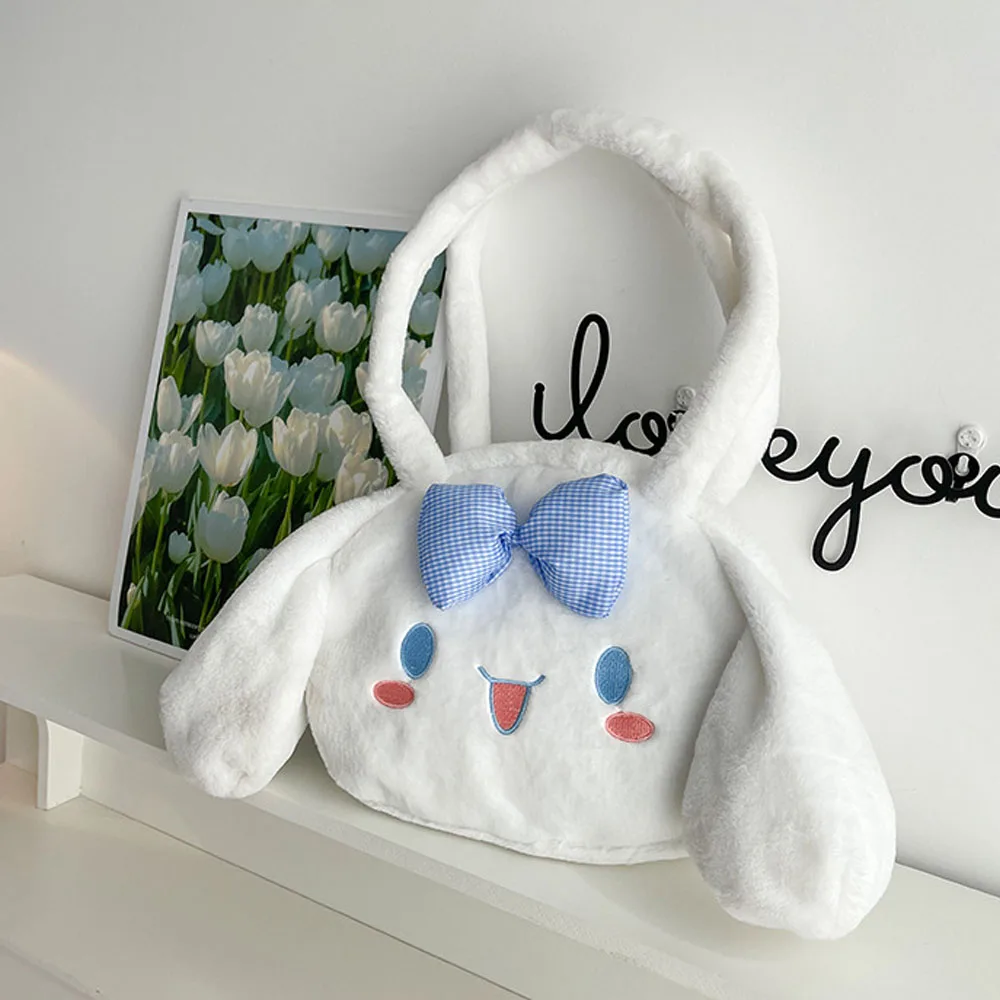 Kawaii سينامورول أفخم حقائب كتف الكرتون حقائب اليد سعة كبيرة حمل حقيبة الموضة حقائب الظهر هدايا عيد الميلاد للفتيات