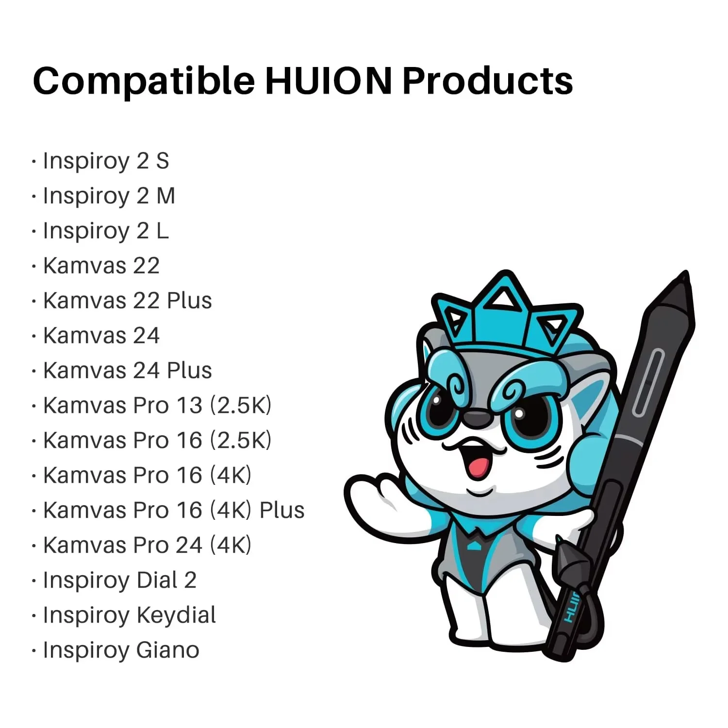 HUION PW550S Caneta sem bateria PenTech 3.0 Slim Stylus 9,5 mm de diâmetro para tablet gráfico Inspiroy 2 G930L Q630M Kamvas 22 Series