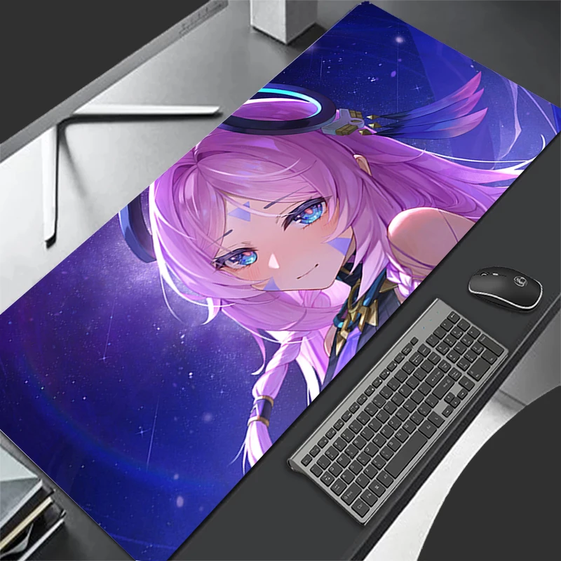 Tapis de souris accessoires de jeu d'ordinateur g-genshin Impact Citlali tapis de clavier bureau PC tapis de souris en caoutchouc décoration tapis de souris de bureau
