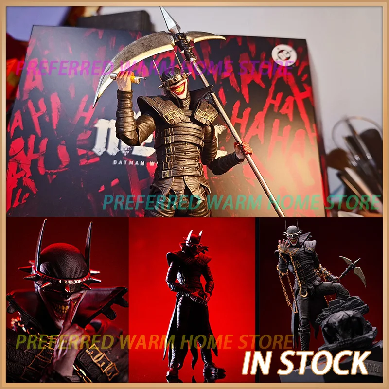 En Stock: Figura de Acción The Batman Who Laughs, Escala 1/12, Arkham Knight LPZZ, DARK NIGHTS METAL, BATMAN WHO LAUGHS, LIANGPINZHIZAO
