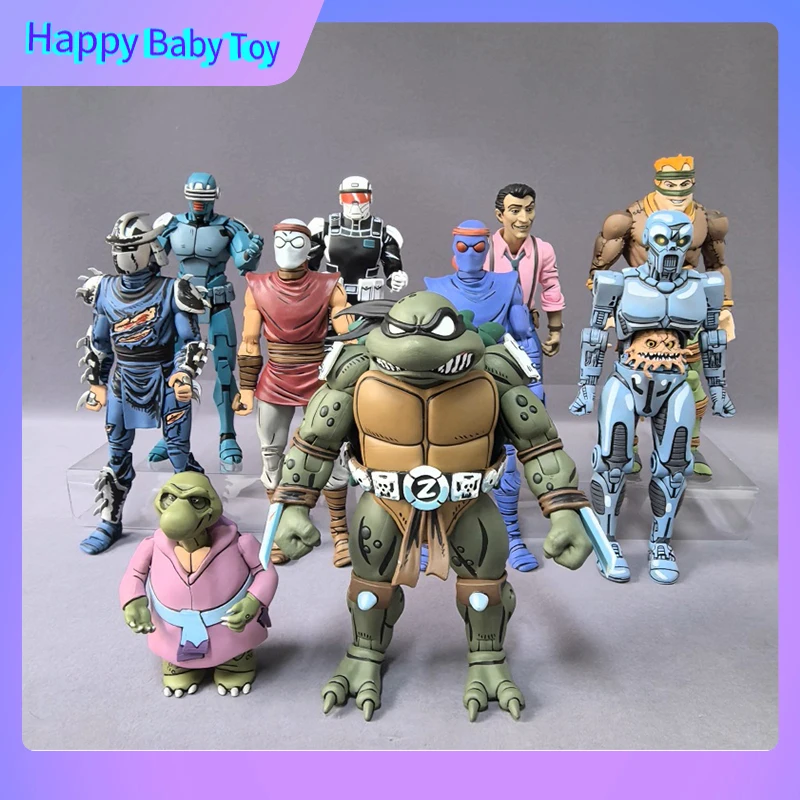 

Genuine Anime Figures Necaaa Ninja Turtles Iron Blood Alien Inch Joint Mobile Handmade Toy Model Gift Collect Model Souvenirs