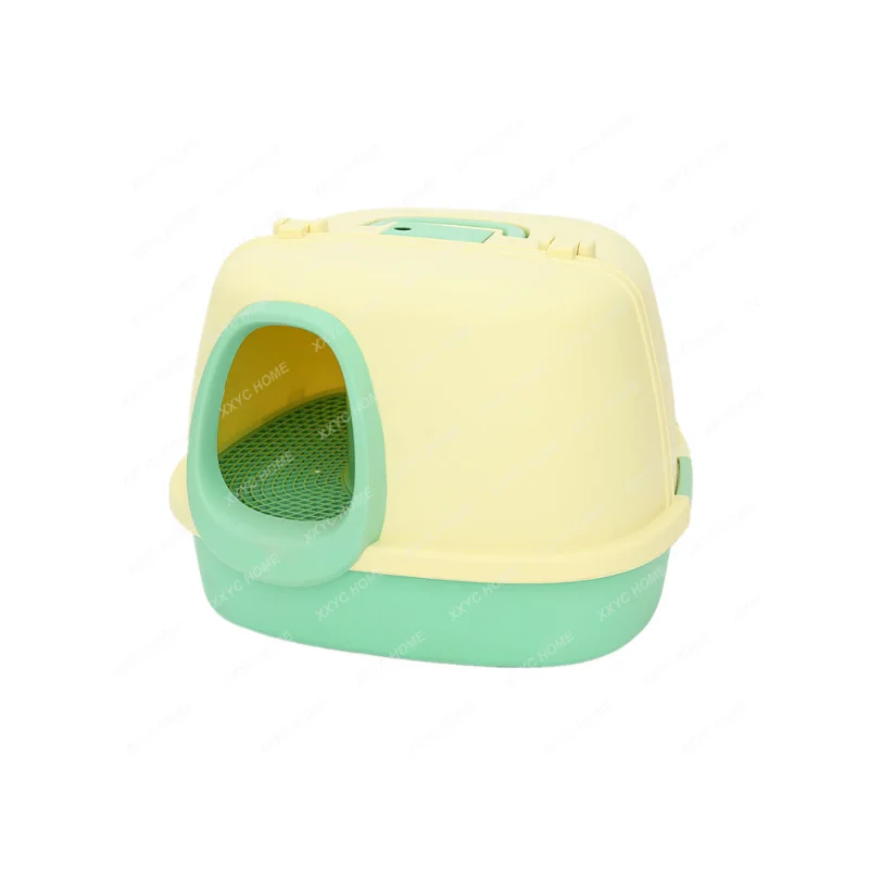 

Corridor Type Litter Box Closed Long Channel Anti-Sand Cat Toilet Fully Enclosed Deodorant Oversized Cat Supplies cat litter box