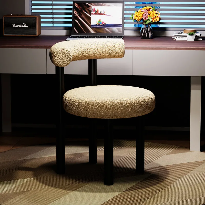 Silla de tocador barata para el hogar, escritorio, organizador compacto de princesa, cómoda silla de tocador, Toaletka Z Lustrem flotante Retro, muebles