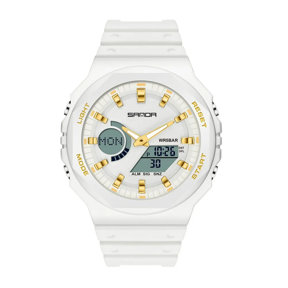 Sanda Top Brand Casual Men's Watches 50m Waterproof Sport Quartz Watch Male Wristwatch Digital G Style Shock Relogio Masculino