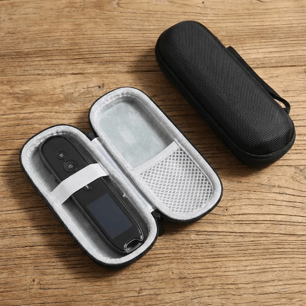 EVA Hard Shell Translator Pen Storage Bag Mesh Storage Simple Translation Pen Box with Zipper Pen Pencil Case Students