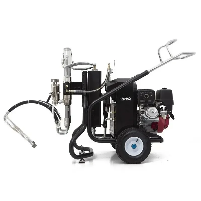 Mixing Ratio Adjusted Plural Components Waterproofing Polyurethane Material Painting Hydraulic Pump Airless Paint Sprayer