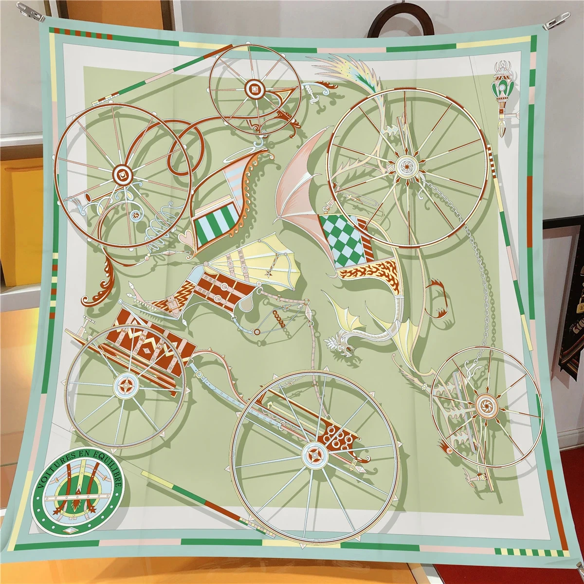 ผ้าโพกหัวสี่เหลี่ยมคลุมไหล่90*90ซม. สำหรับฤดูร้อนผ้าคลุมไหล่แฟชั่น syal Sutra ผู้หญิงผ้าโพกหัวพิมพ์ใหม่ผ้าพันคอยอดนิยม