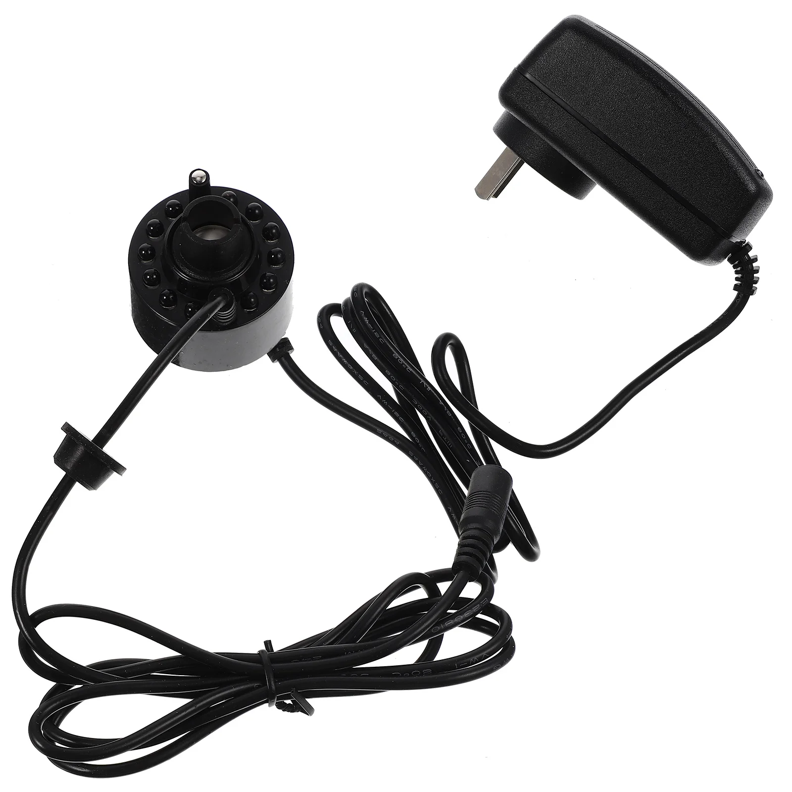 12 LED ضباب صانع الجنينة نافورة صغيرة الضباب البخاخ حوض السمك خزان الأسماك الهواء المرطب ضوء المصباح ضباب صانع الأسماك #4