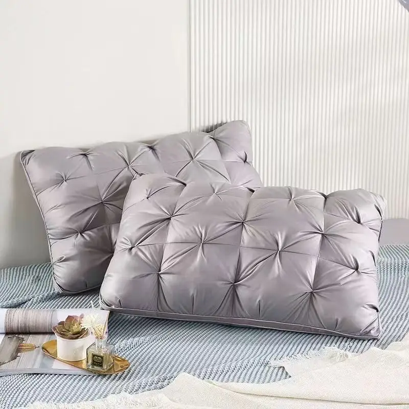 Высококачественная плетеная подушка для волос, пушистая мягкая подушка, изысканная технология плетения, чтобы создать комфортный опыт сна, подходящий для спальни/автомобиля/кемпинга.