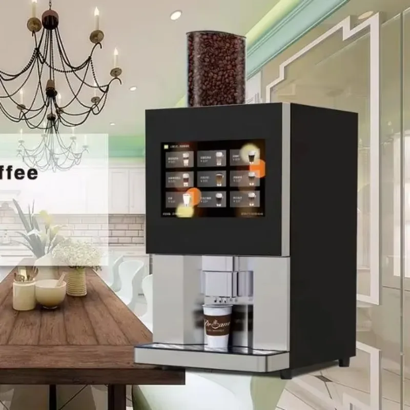 17-Inch Color Touch Screen Desktop Fully Automatic Coffee Vending Machine
