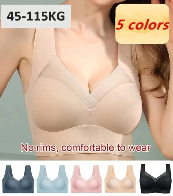 ฤดูร้อนเซ็กซี่ Push-Up ไร้สาย Bras ถ้วยลึก Bra ฤดูร้อนเซ็กซี่ Push Up ไร้สาย Bras L-6XL ฟรี Brassiere ฤดูร้อนไร้สาย Brale