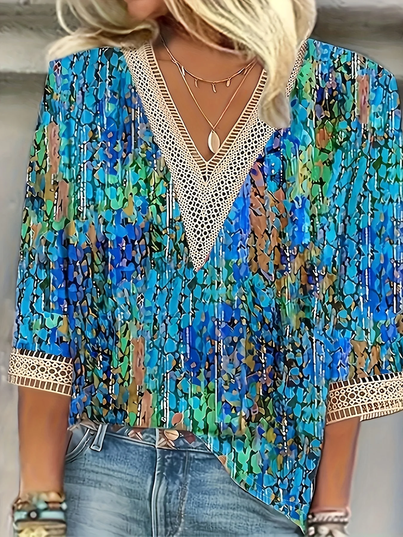 Plus Size Temperament Loose Woman Shirt Fashion Casual Blouse Elegant Long Sleeve Woman Shirt Holiday Weekend Top image 2