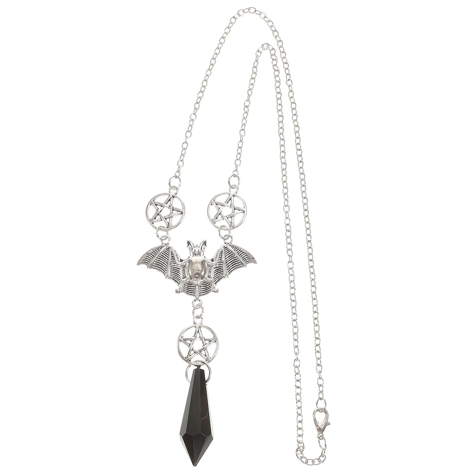 

Bat Pendant Necklace Alloy Gothic Style Halloween Party Neck Ornament Fashion Jewelry Bat Necklace Neck Ornament